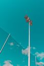 Low Angle View of Floodlight