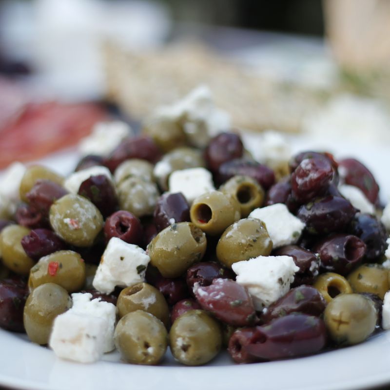 30-Minute Sourdough Discard Olive Tapenade and Feta Bites