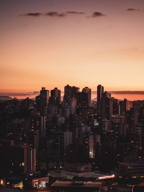 City Skyline during Golden Hour