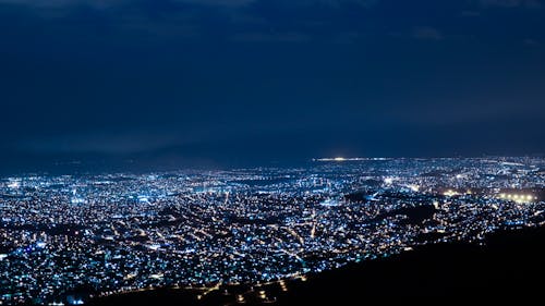 Photos gratuites de belo horizonte, longue-vue, lumières de la ville