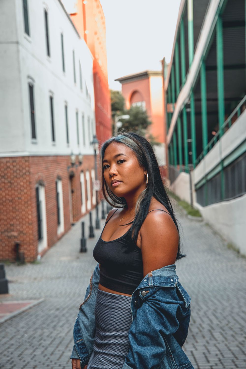 Portrait of a Woman on a City Street · Free Stock Photo