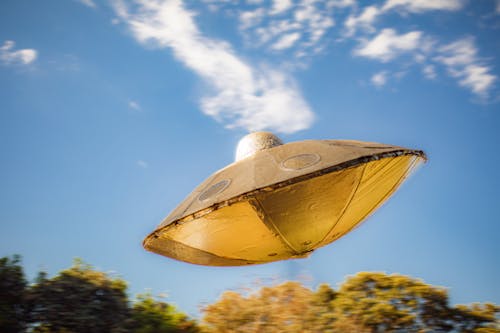 Free Toy UFO in Air Stock Photo