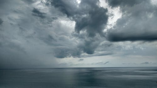 구름, 바다, 바다 경치의 무료 스톡 사진