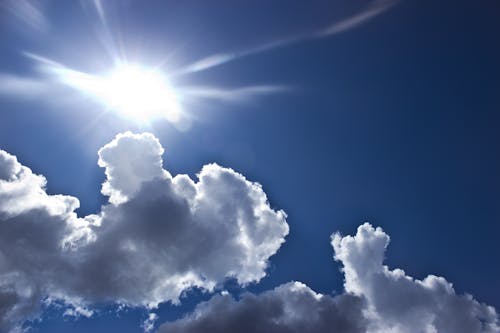 White Cumulus Clouds