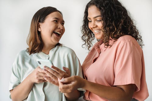 Women with Smiling Face