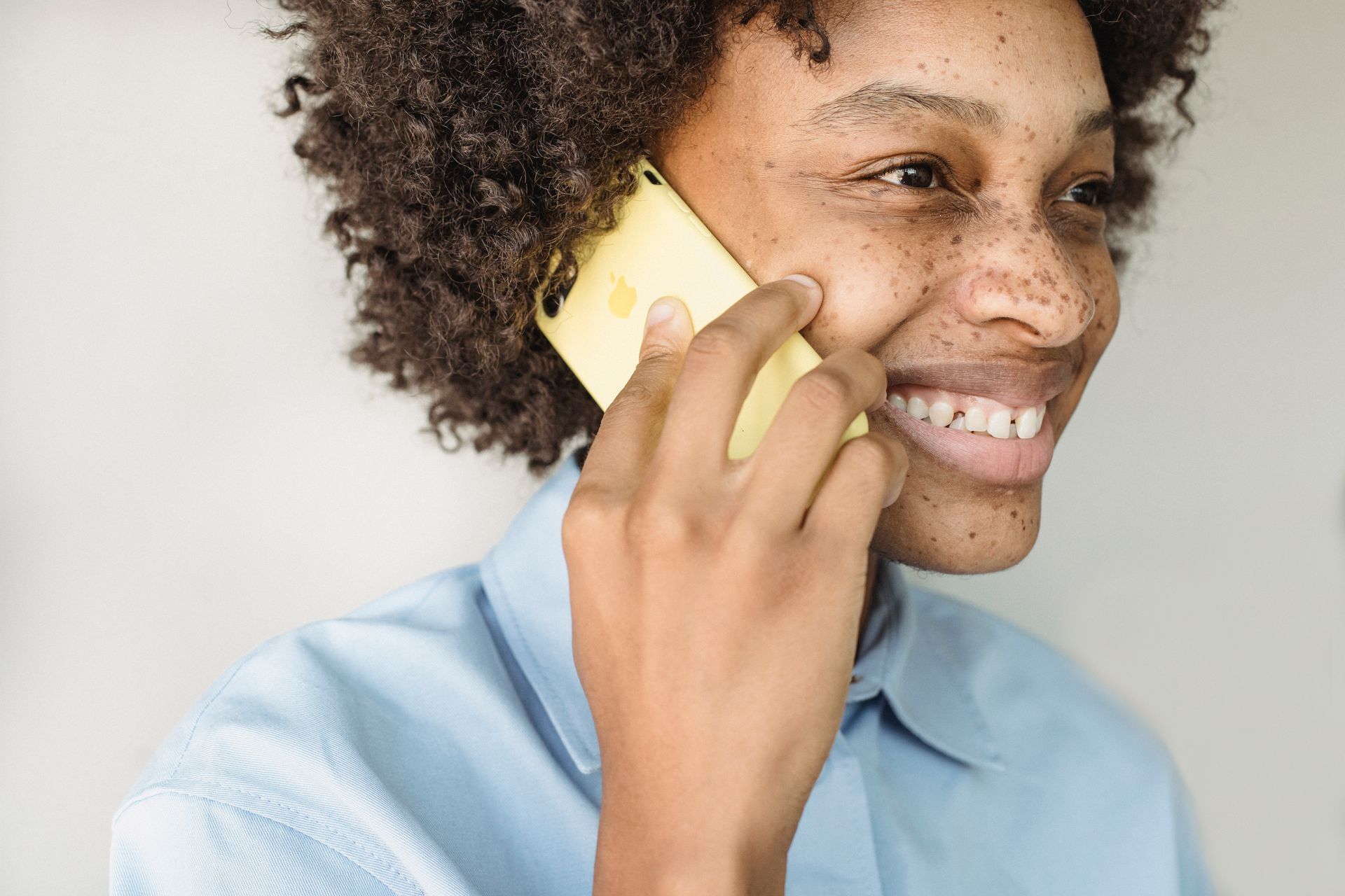Woman Talking on Phone