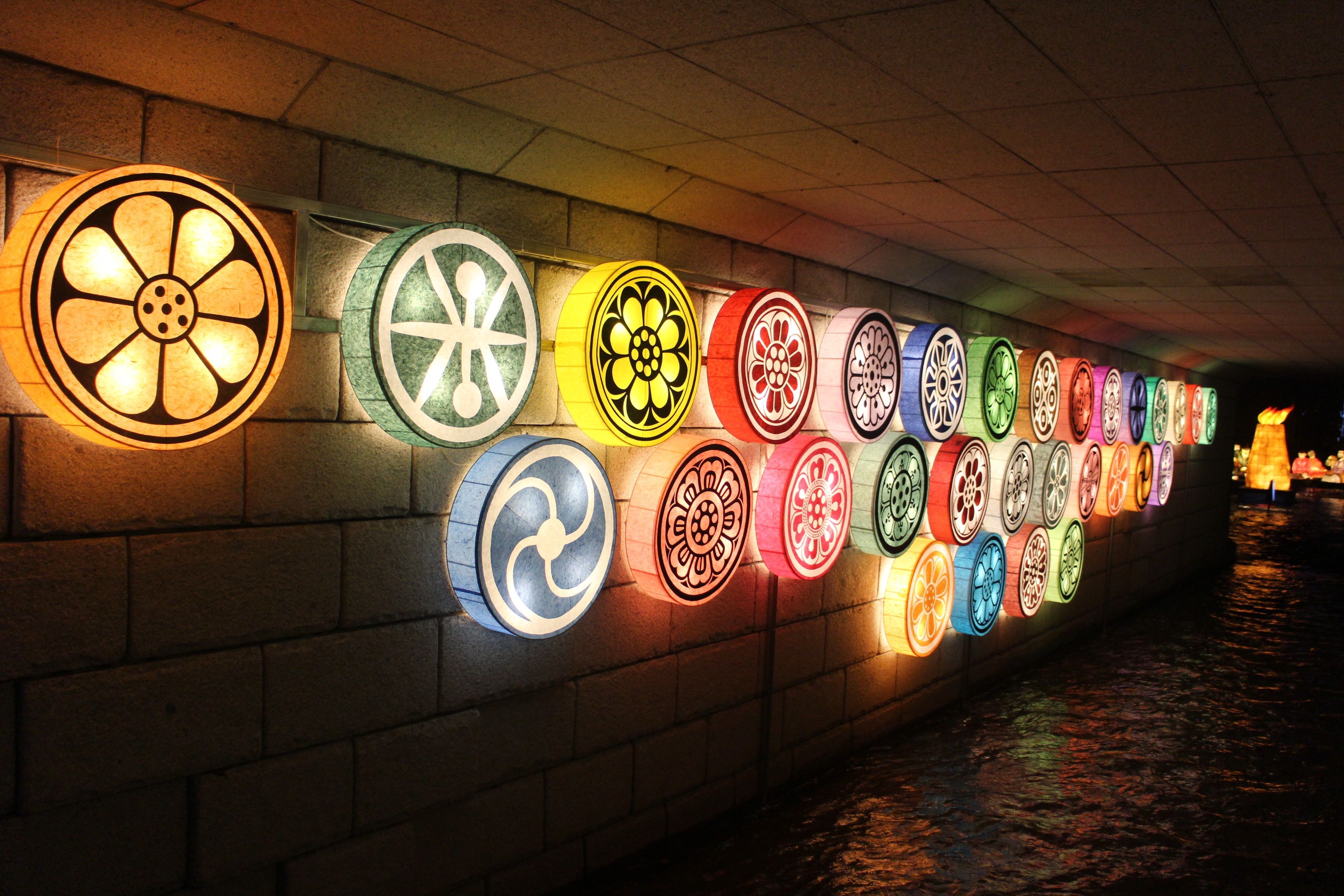 Cheonggyecheon lantern festival night