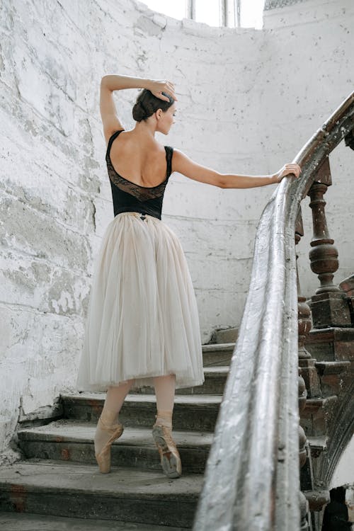 Ballerina on Dancing on a Staircase