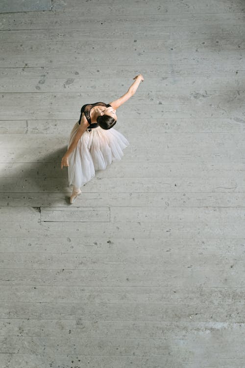 A Ballet Dancer Wearing White Tutu