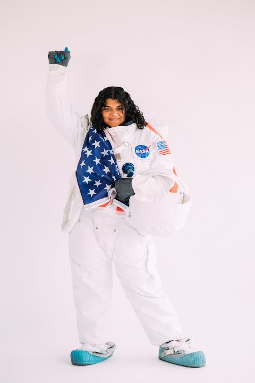 Person Wearing An Astronaut Costume