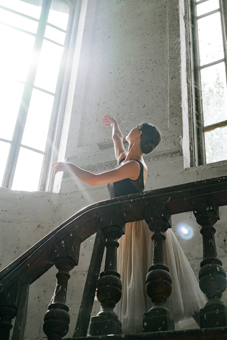 A Ballerina Dancing 