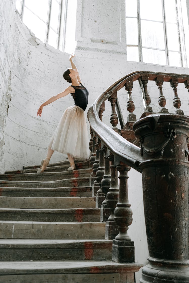 A Ballerina Dancing 