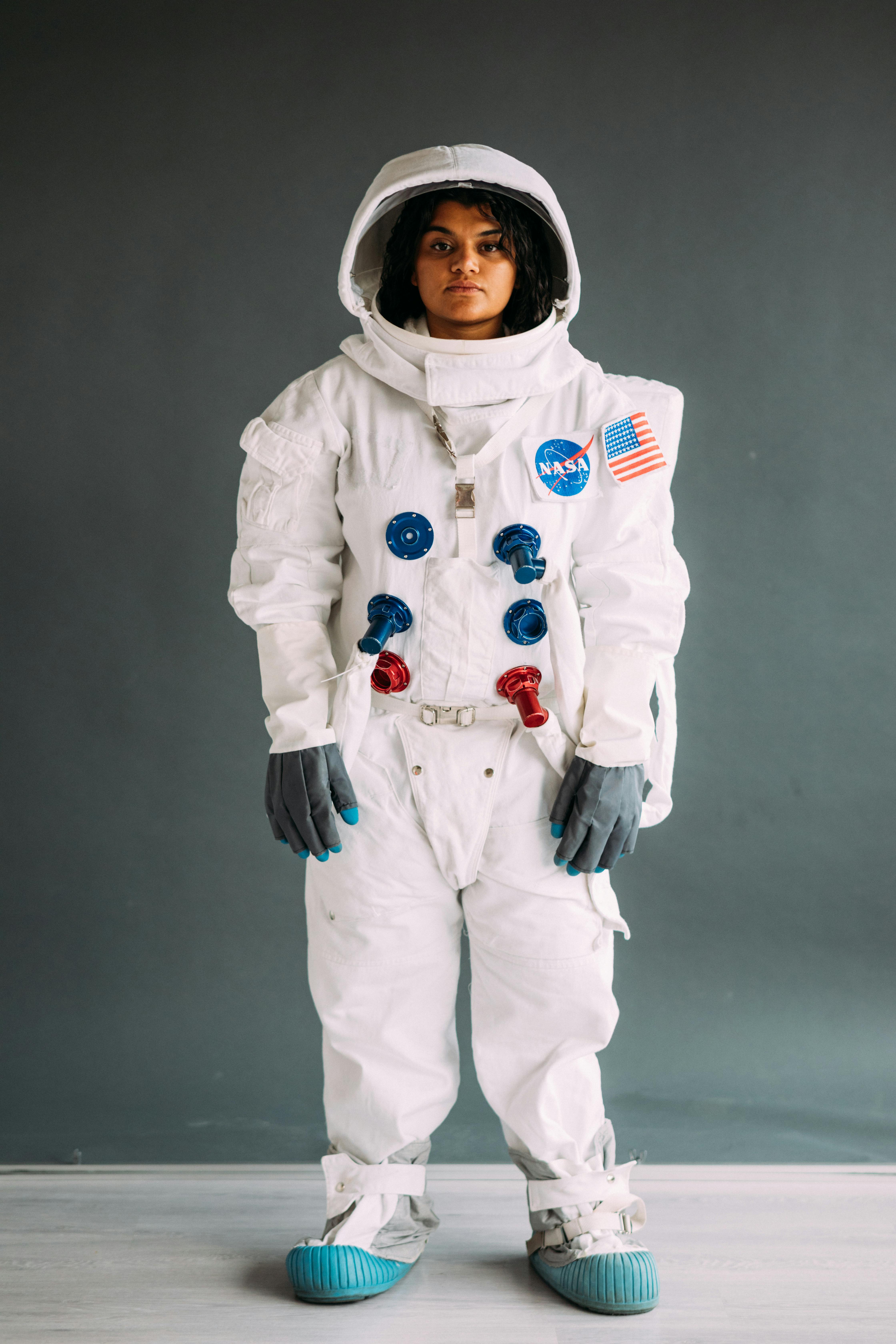 Woman Wearing An Astronaut Costume · Free Stock Photo