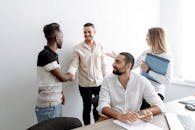 Two Men Doing Handshake