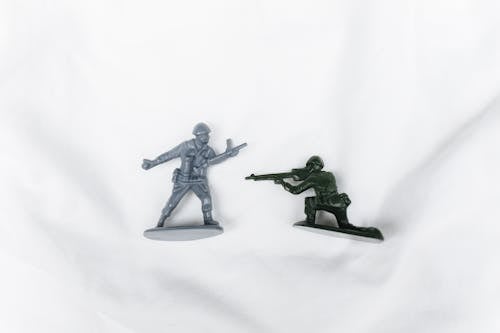 Free Figurines of Toy Soldiers Stock Photo