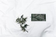 Toy War Tank and Soldiers on White Background