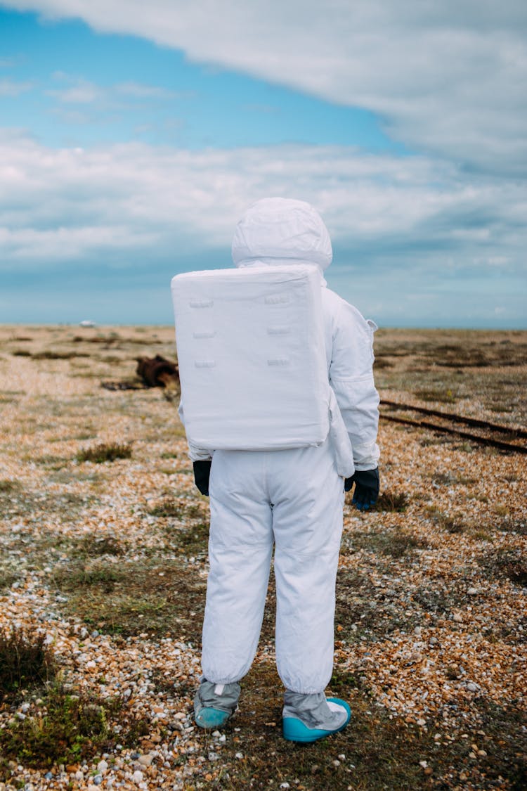 Astronaut Standing Alone