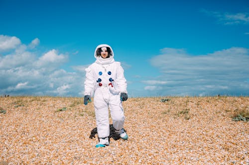 Person Wearing A Space Suit