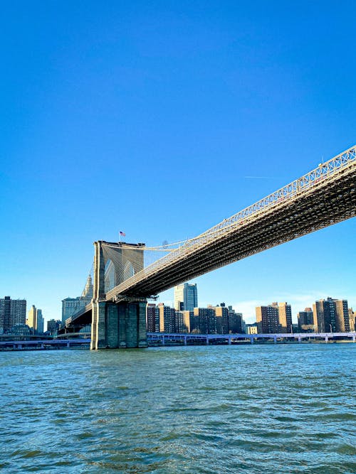 Fotobanka s bezplatnými fotkami na tému Brooklyn Bridge, budovy, mesto