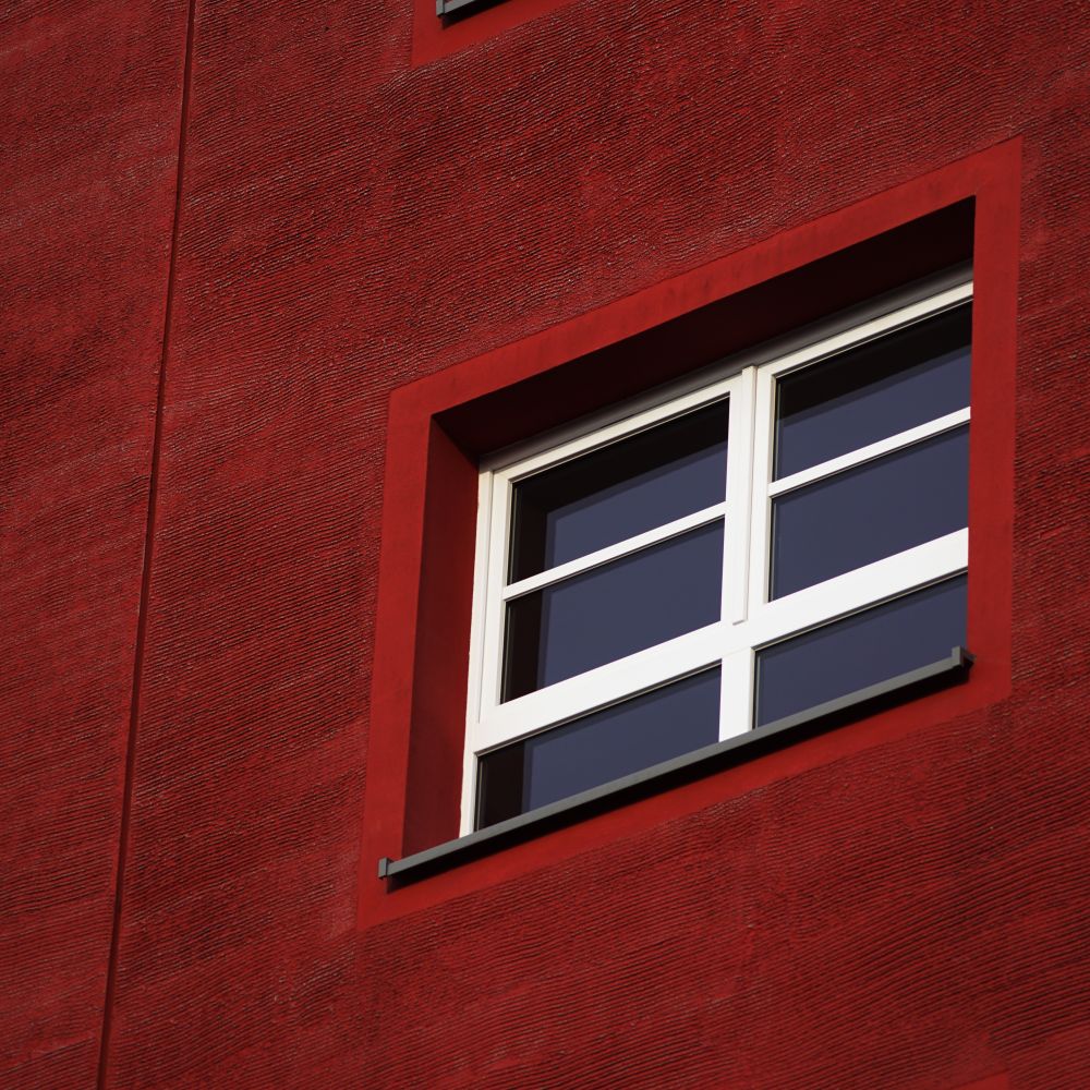 uPVC Spraying in Seven Sisters — careful masking before painting begins