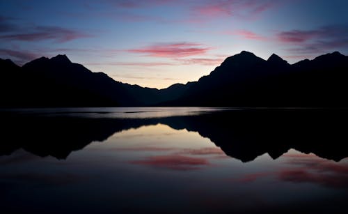 Základová fotografie zdarma na téma hory, jezero, moody nebe