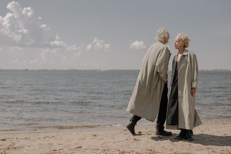 Two People On A Beach