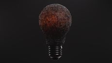 Close-Up Shot of a Light Bulb