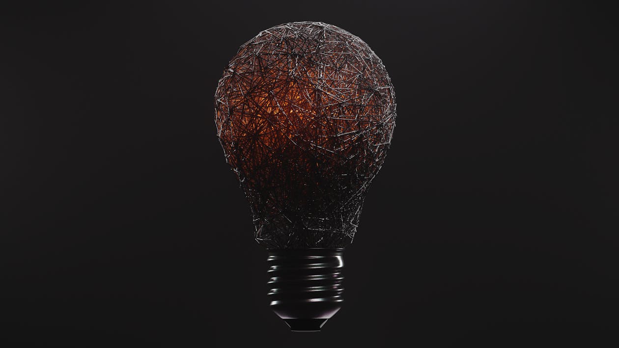 Close-Up Shot of a Light Bulb