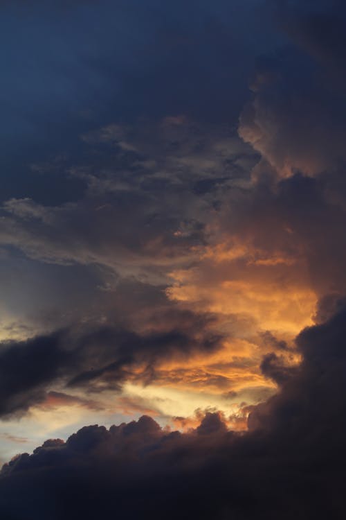 Clouds in the Sky during Sunset