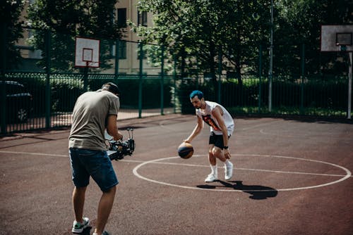 A Person Playing Basketball