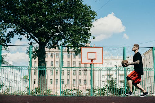 Gratis arkivbilde med aktiv, ball, basketball