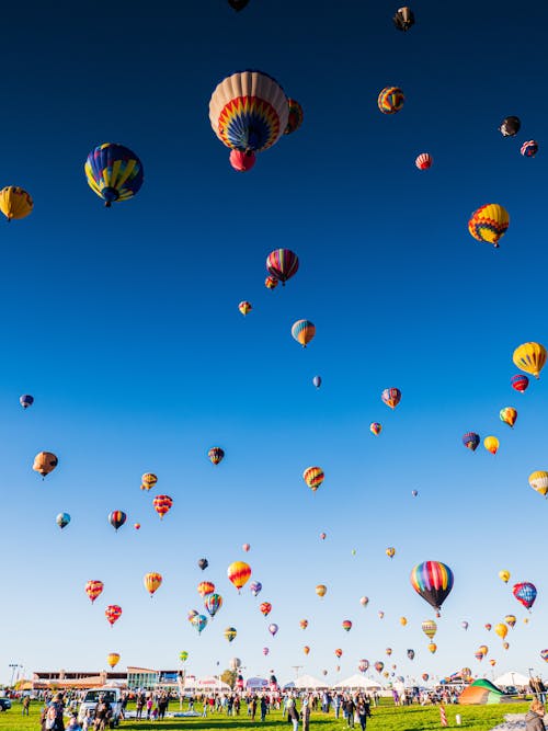 Gratis stockfoto met festival, hete lucht ballonnen, kleurrijk