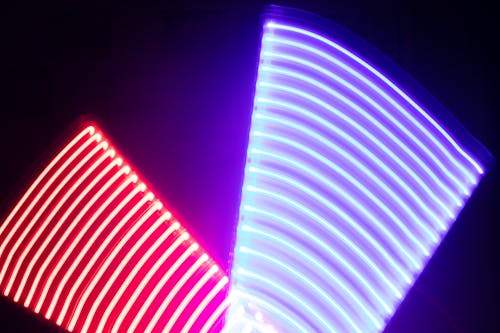 Blurred Lines on Neon Lights 