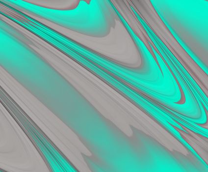 Dynamic abstract design with aqua and gray swirls, perfect for modern art lovers.