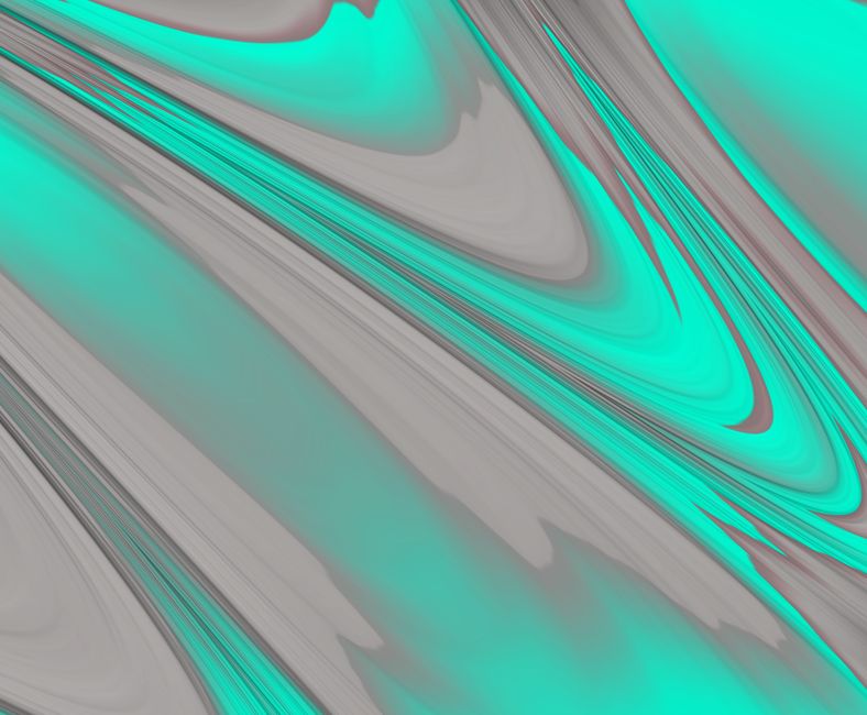 Dynamic abstract design with aqua and gray swirls, perfect for modern art lovers.