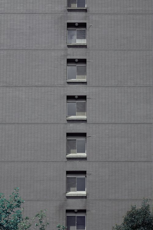Exterior of a Gray Building 