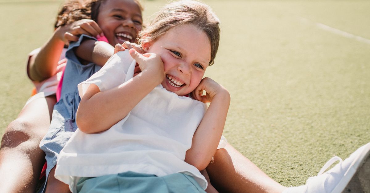 diverse children playing outdoors symbolizing inherited disease free future