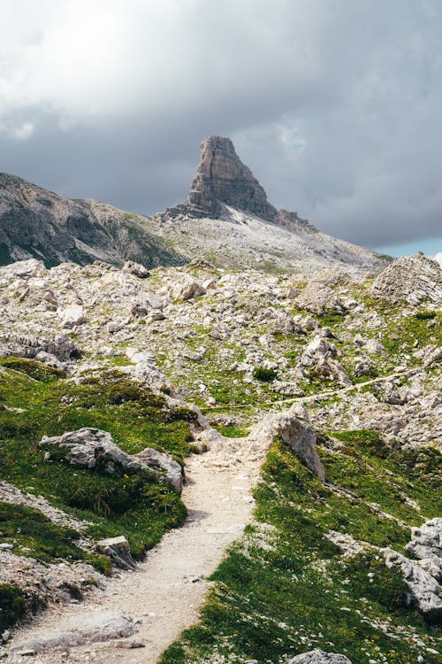 Mountain Landscape With Rocky Path