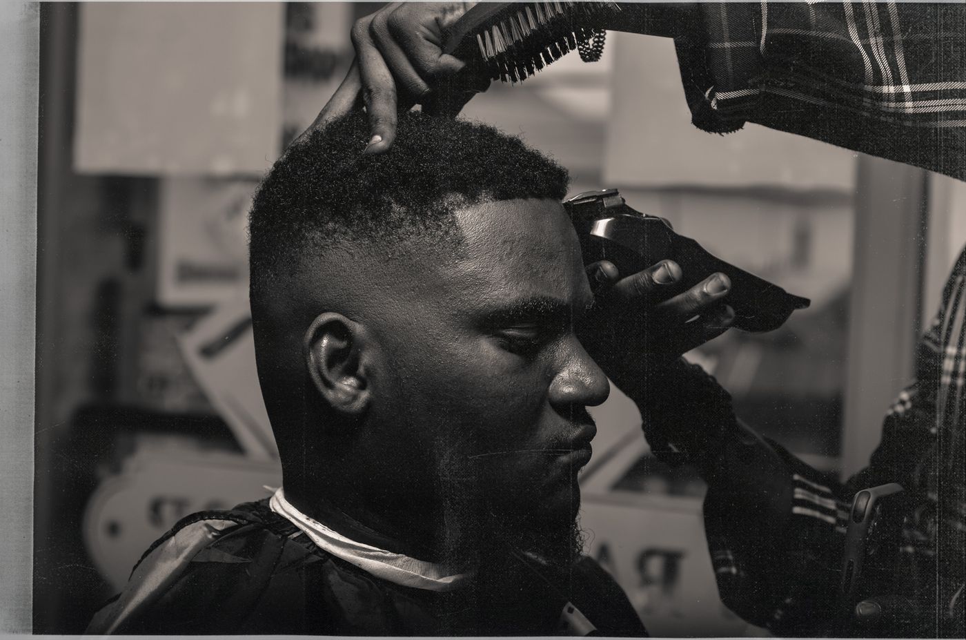 African man with a neatly groomed beard