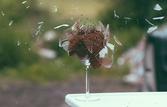 Free stock photo of art, broken, explosion, glass