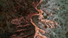 An Aerial Photo of a Gully