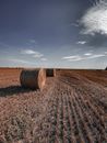 Brown Field Under Blue Sky