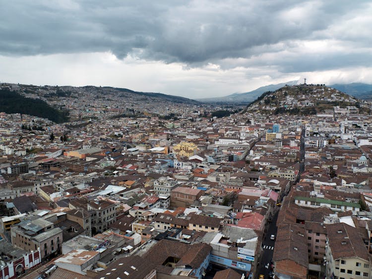 Historic Center Of Quito Panorama