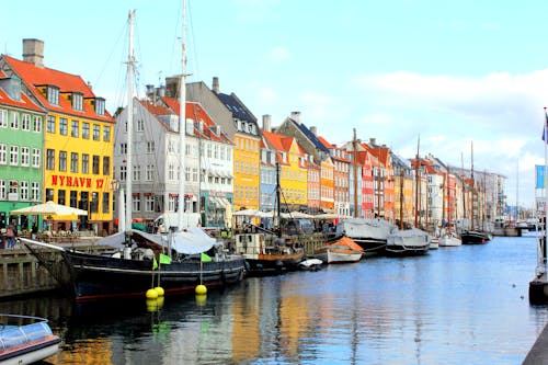 Free stock photo of city, color, copenhagen