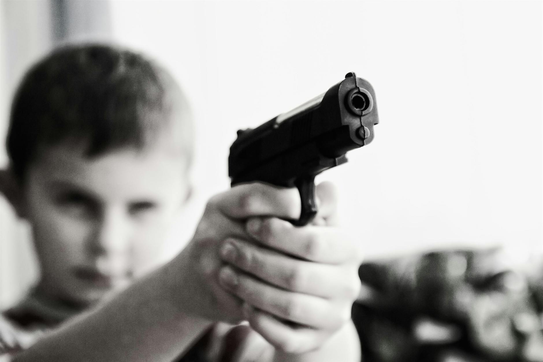 kid with a gun