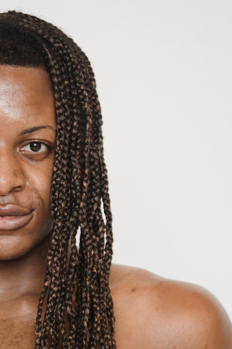 Homosexual Black Man With Afro Braids