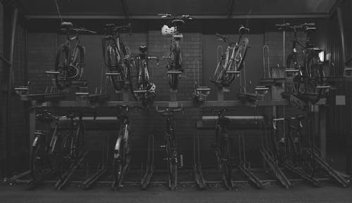 免费 停, 灰階, 自行車 的 免费素材图片 素材图片