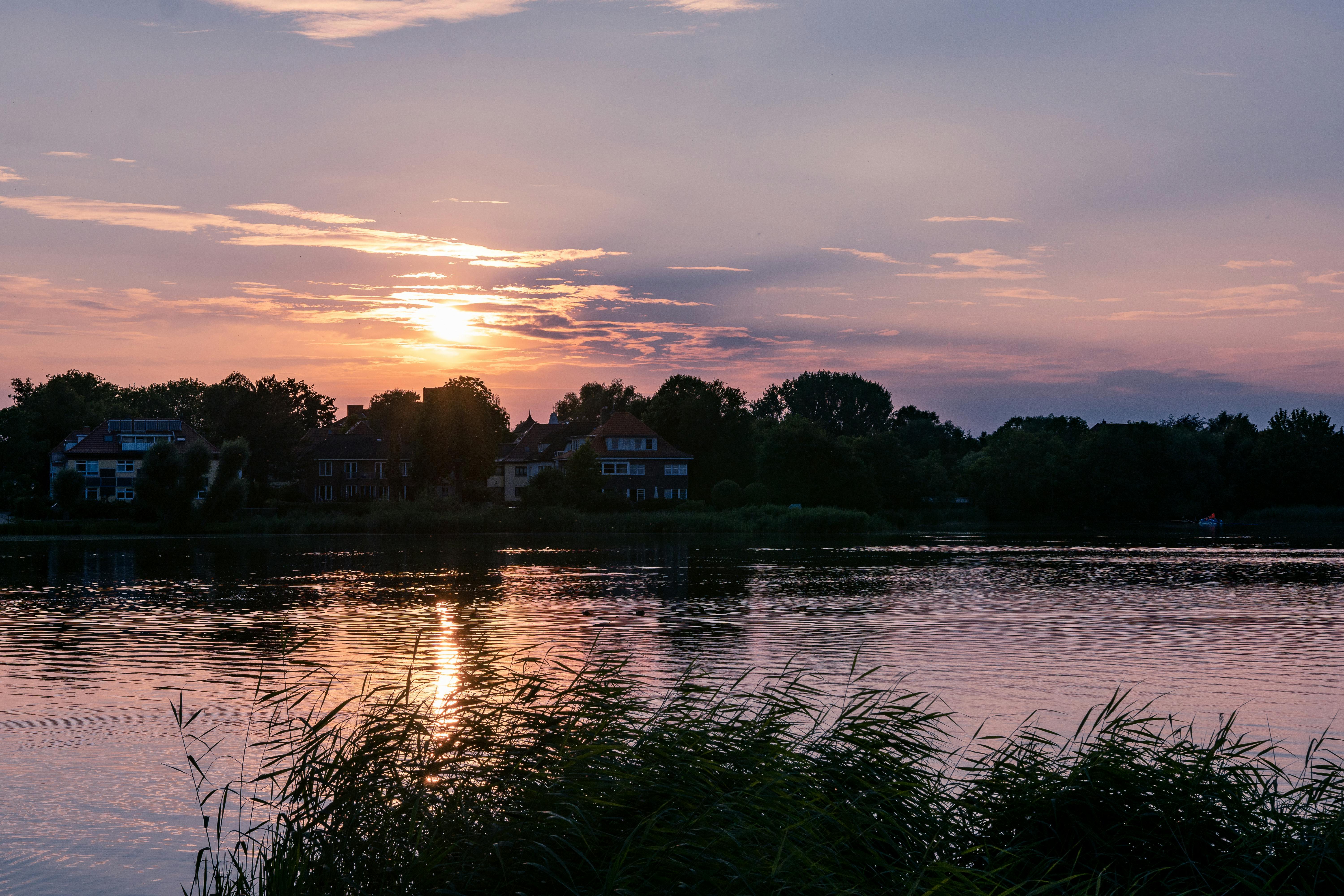 Beautiful Axarquía village at sunset