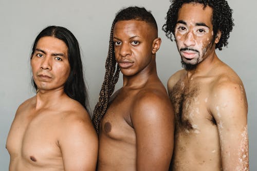 Ilmainen kuvapankkikuva tunnisteilla afrikkalainen amerikkalainen miehet, afro, alasti vartalo Kuvapankkikuva