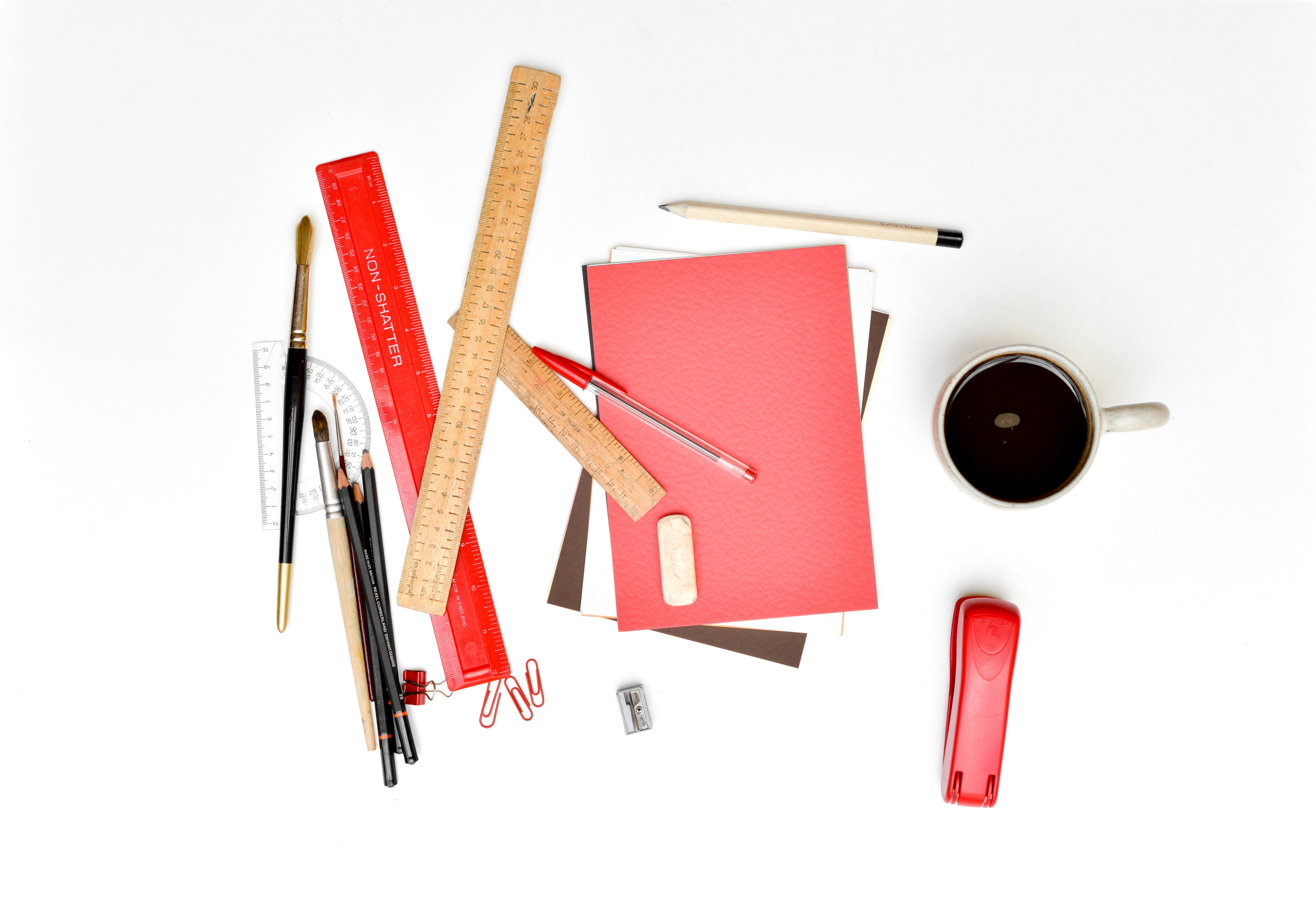 Free stock photo of coffee, cup, mug, desk